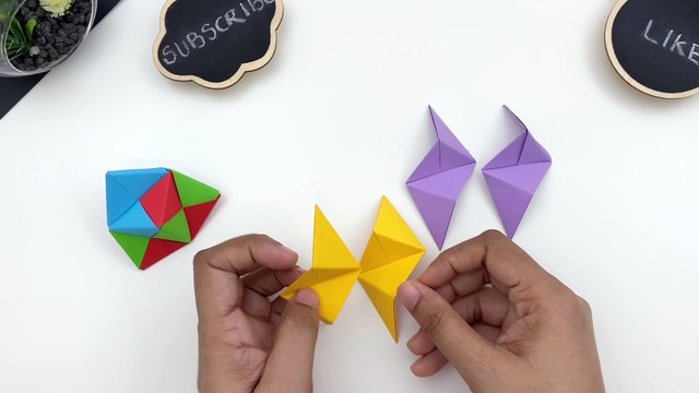 DIY Paper Spinning TOY/ How to Make spinning toy With Paper At Home / Paper Craft / paper fidget toy