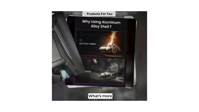 LISEN for iPhone 16 Car Charger, 48W USB C Car car Adapter [2 Pack] [Mini & Metal]