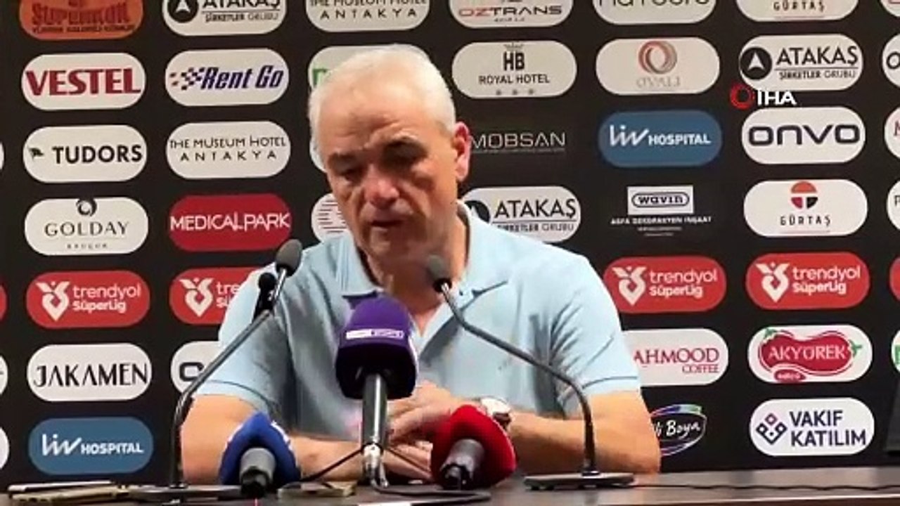 Rıza Çalımbay: Yapacak bir şey yok, çünkü biz daha yeni geldik