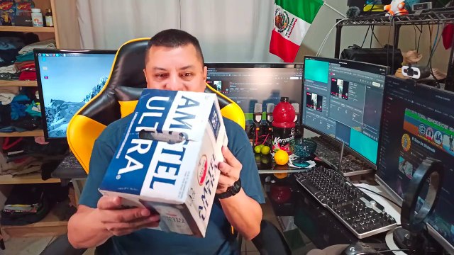 #Unboxing #Caja De #Cervezas #Amstel #Ultra Bien Frias Con #Kermato #Botanas Y Bebidas En La Oficina
