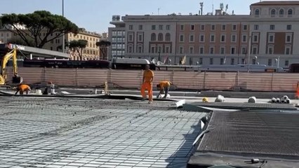 Travertino e alberi, ecco come sarà il nuovo piazzale della Stazione Termini