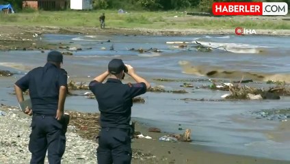 Sürmene'de Selde Kaybolan Ali Kemal Demir İçin Arama Çalışmaları Devam Ediyor