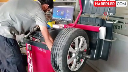 Batman'da Kadın Sürücüye Lastikçi Tarafından Yüksek Fiyat Sofrası