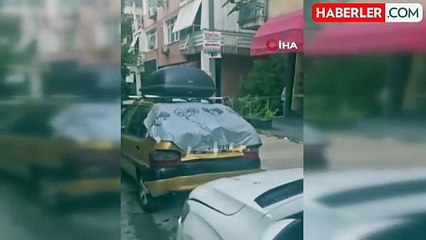 Maltepe'de Alkollü Sürücü Park Halindeki Araçlara Çarptı