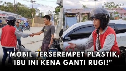 Taksi Online Minta Ganti Rugi ke Ibu-ibu Karena Mobilnya Terserempet Plastik Isi Kerupuk