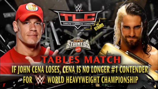 WWE TLC 2014 - Seth Rollins vs John Cena (Tables Match)