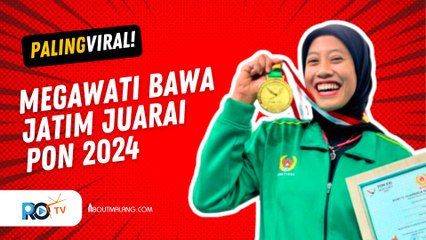 PALINGVIRAL! - MEGAWATI MEMBAWA TIM VOLI PUTRI JATIM JUARA PON 2024