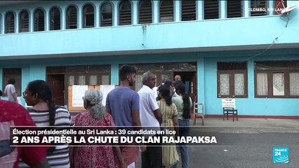 Sri Lanka : l'économie, principal enjeu de l'élection présidentielle