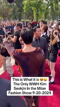 JIN at Gucci FACE OF GUCCI JIN JIN AT MILAN FASHION WEEK