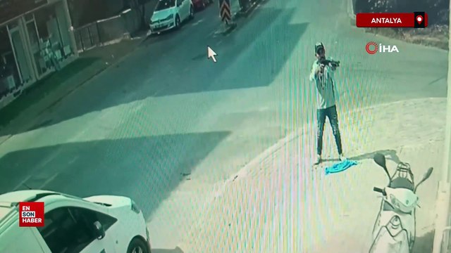 Antalya'da tüp bayiini pompalı tüfekle taradı, korku dolu anlar yaşattı