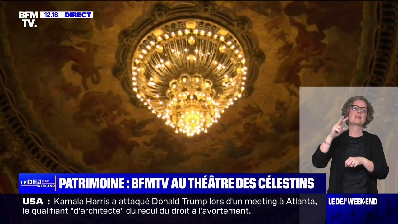 Journées du patrimoine: à Lyon, le Théâtre des Célestins, un des plus beaux théâtres à l'Italienne d'Europe, est ouvert gratuitement au public