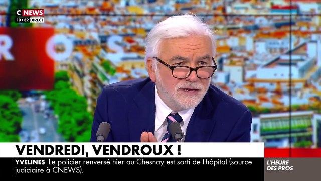 Pascal Praud aurait bien voulu que Jacques Vendroux soit moins disert...