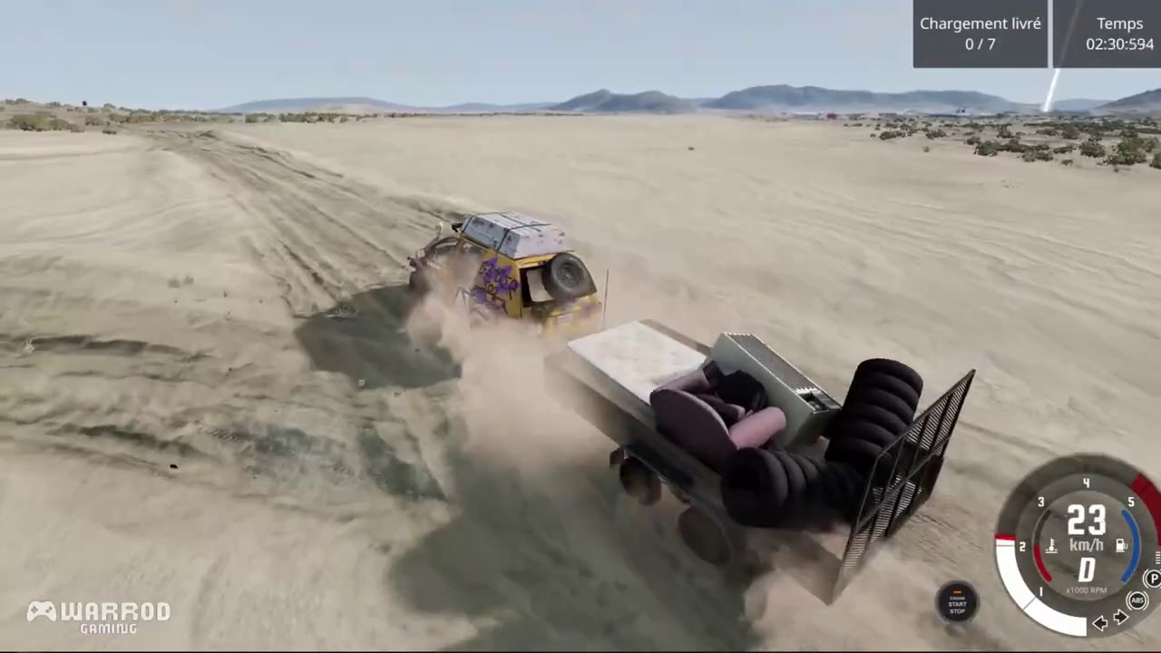 BEAMNG.DRIVE - LIVRAISON DANS LE DÉSERT - NON COMMENTÉ _ VF