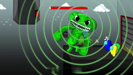 Among Us Passing the Bridge to Survive from  Green Hulk