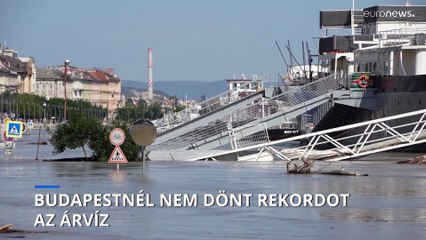 Budapestnél nem dönt rekordot az árvíz