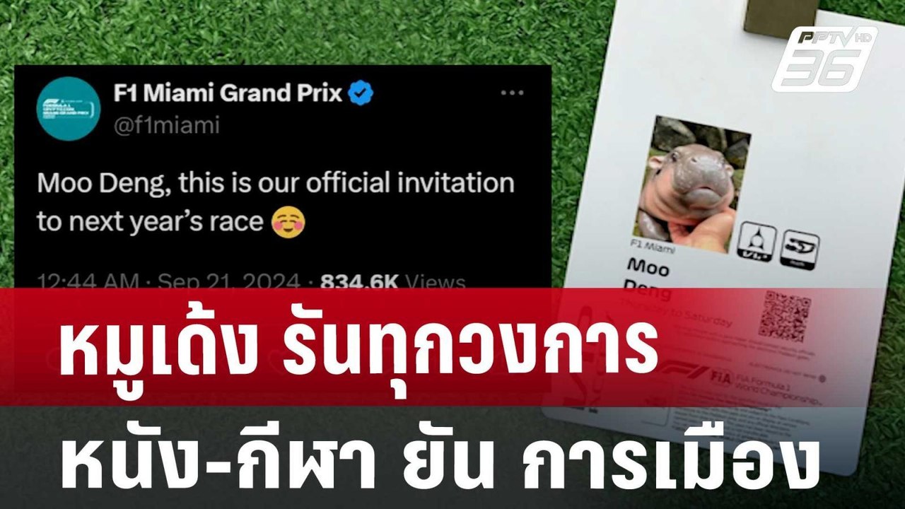 หมูเด้ง รันทุกวงการ หนัง-กีฬา ยัน การเมือง | เข...