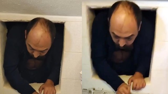 Firari hükümlü tuvaletteki gizli bölmede yakalandı