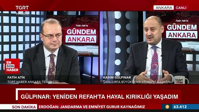 Şanlıurfa Büyükşehir Belediye Başkanı: Yeniden Refah benim için hayal kırıklığı oldu