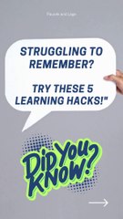 Struggling  to remember? #learning #students #studentlife