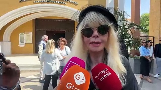 Gunilla von Bismarck, muy emocionada, dedica unas sentidas palabras a su exmarido Luis Ortiz