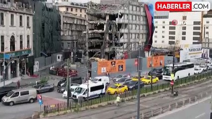 İstanbul Ticaret Borsası'na ait atıl bina yıkımına başlandı