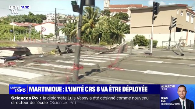 Martinique: la préfecture interdit les manifestations, l'unité CRS 8 sera déployée dès demain