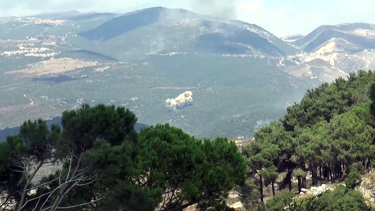 الجنوب اللناني يتعرض لقصف إسرائيلي
