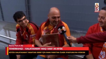 Bir Galatasaray taraftarı Kur'an-ı Kerim ile gitti!