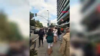 Şişli’de 10 katlı plazanın 9’uncu katında yangın çıktı