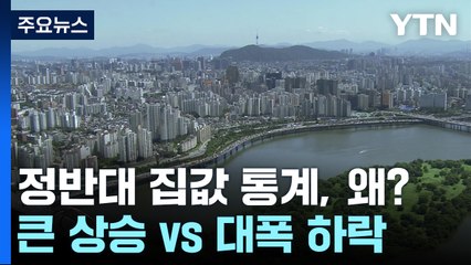 '큰폭 상승' vs '역대급 하락'... 정반대 집값 통계, 이유는? / YTN