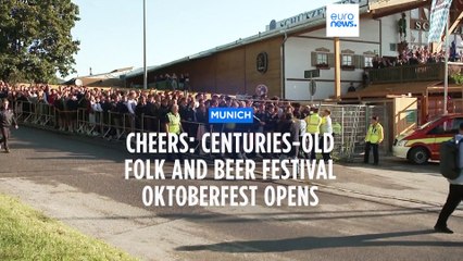 'Great German tradition': Thousands pour into Oktoberfest to celebrate the best of beer