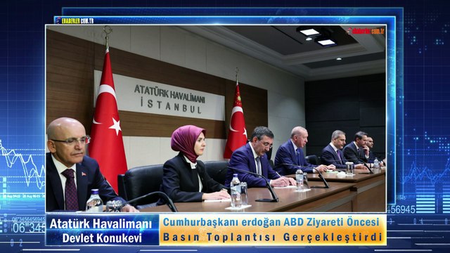 Cumhurbaşkanı Erdoğan ABD Ziyareti Öncesi Basın Toplantısı Gerçekleştirdi