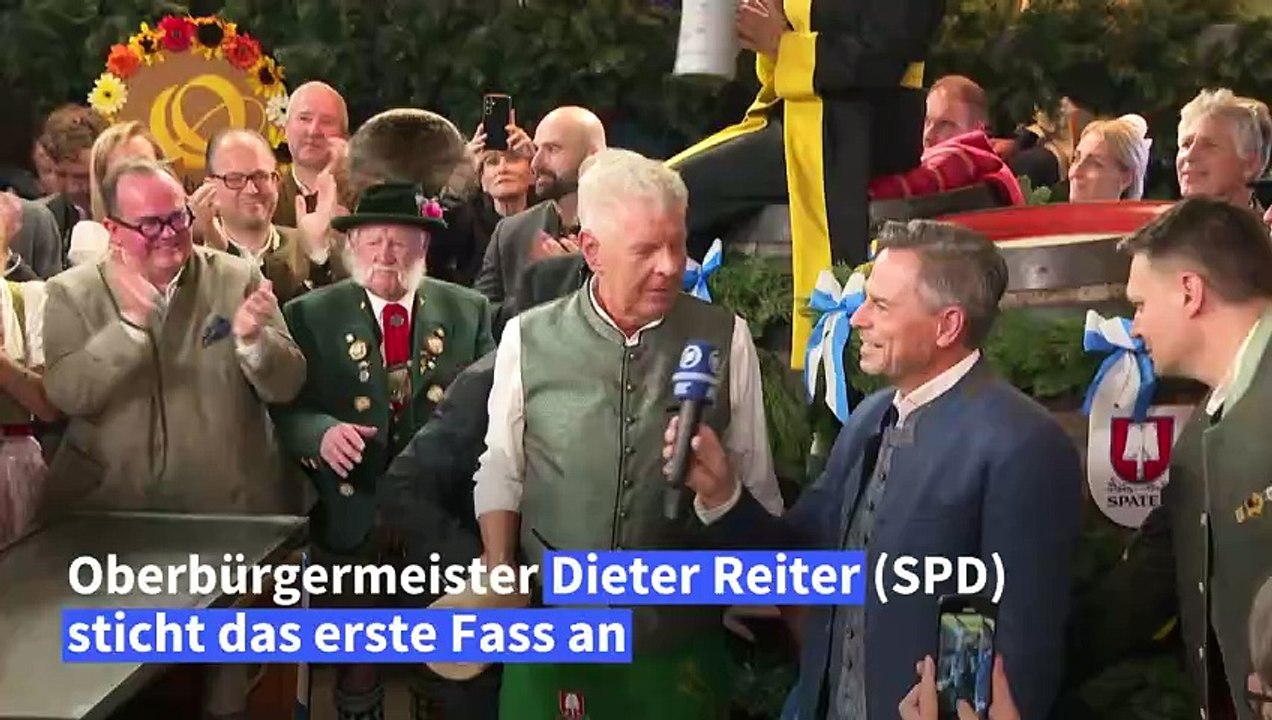 'O'zapft is'!': Oktoberfest in München eröffnet