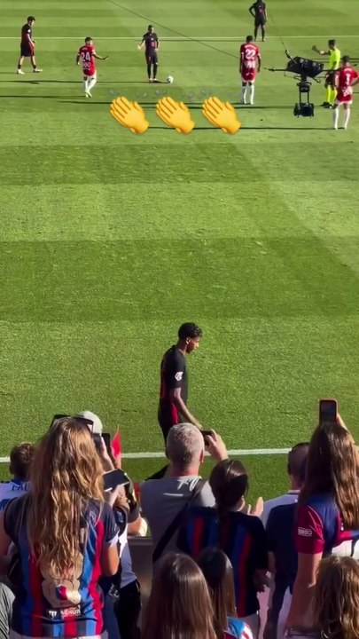 Lamine Got a Standing Ovation