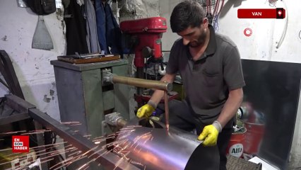 Van'da asırlık sobacılar çarşısında hareketlilik başladı