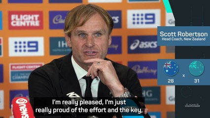 Robertson admits 'We got into a hell of a battle and found a way' after All Blacks edge Bledisloe nail-biter