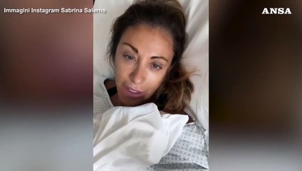 Sabrina Salerno dopo l'operazione, "e' andata bene, grazie a tutti"