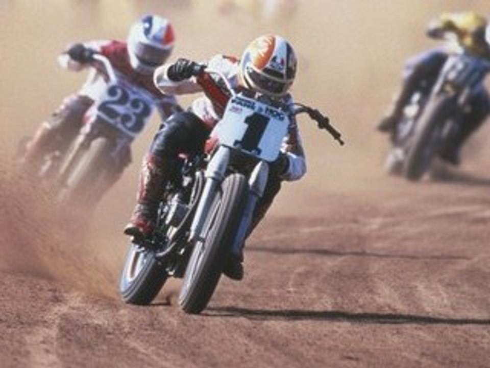 Le Flat Track : 210 km/h sans frein!