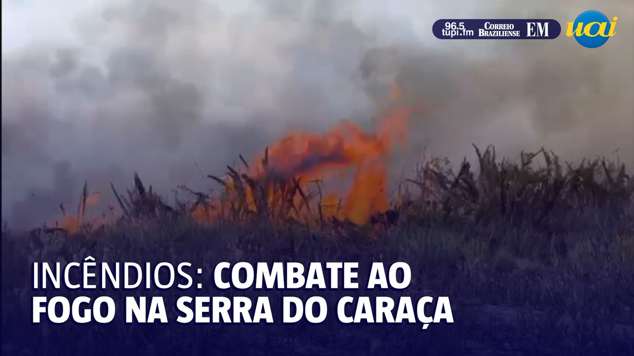 Combate ao fogo na Serra do Caraça