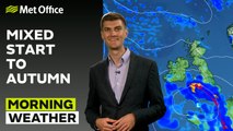 Met Office Morning Weather Forecast 22/09/24 - Heavy rain across the south