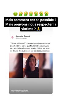 Sur Instagram, le compagnon d'Alice Detollenaere a réagi aux vidéos publiées par Nadia El Bouroumi