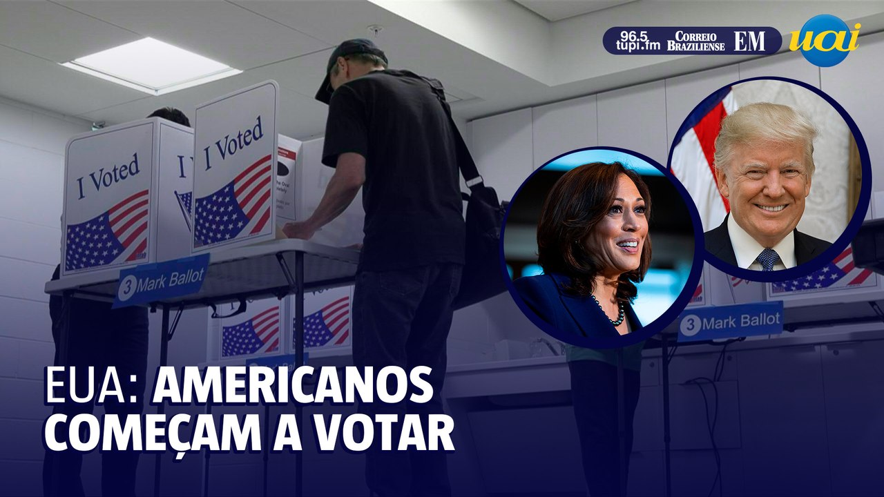 Votação antecipada já começou em alguns estados dos EUA