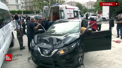 Esenyurt'ta otomobil engelli kadına çarptı