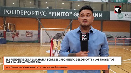 Gastón Molina revela los próximos desafíos para la Liga Posadeña de Futsal Femenino