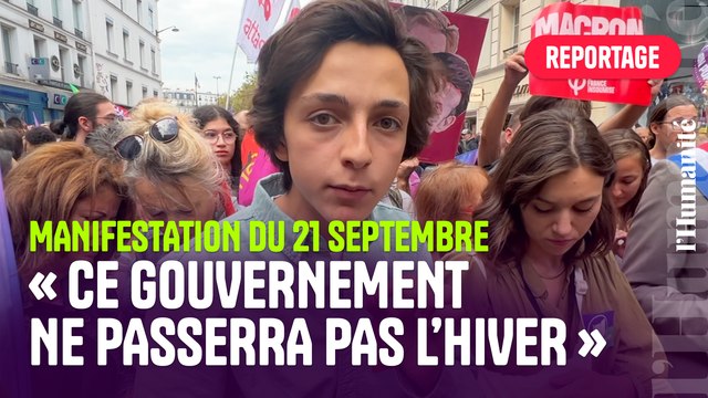 Manifestation contre le gouvernement «Macron-Barnier » : la gauche rassemble des milliers de manifestants à Paris