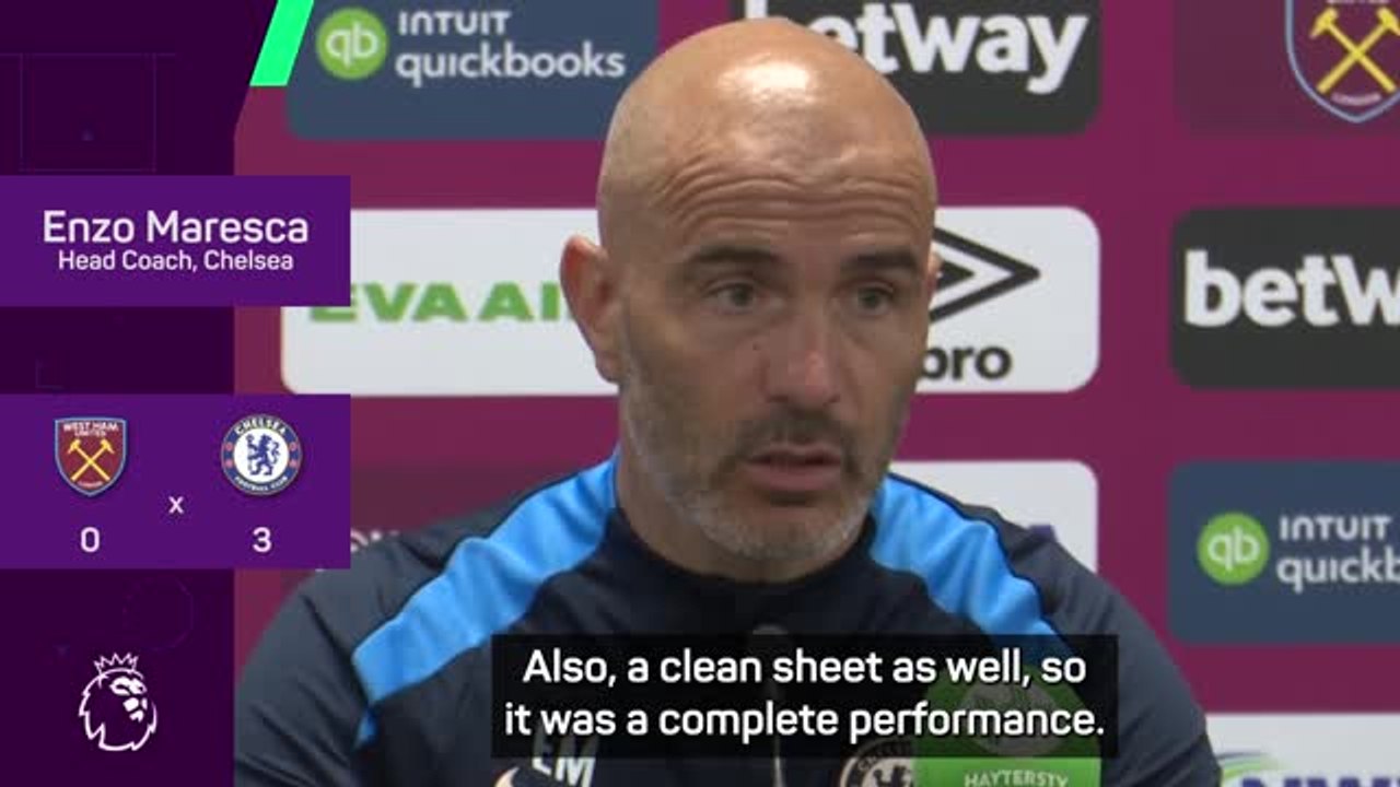 Download Video: Maresca revels in 'complete' Chelsea performance