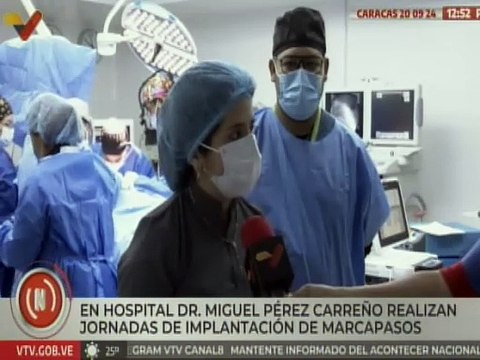 Caraqueños son favorecidos con la implantación de marcapasos en el Hospital Dr. Miguel Pérez Carreño
