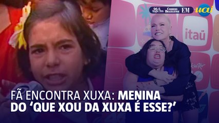 Menina do 'que Xou da Xuxa é esse' encontra a Xuxa no Rock in Rio