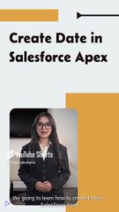How To create Date in Salesforce Apex #howtosalesforce #salesforce #howto
