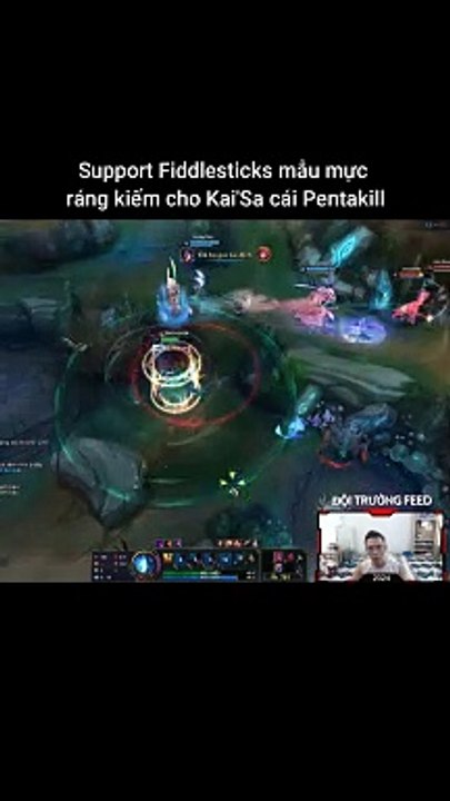 Support Fiddlesticks mẫu mực ráng kiếm cho Kai’Sa cái pentakill #fiddlesticks #kaisa #lienminhhuyenthoai #leagueoflegends